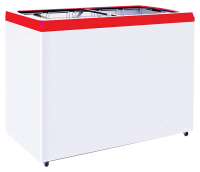 Ларь морозильный ITALFROST (CRYSPI) CF400F + 5 корзин (серый) 