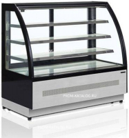 Настольная витрина Tefcold LPD1200C-P (гнутое стекло) 